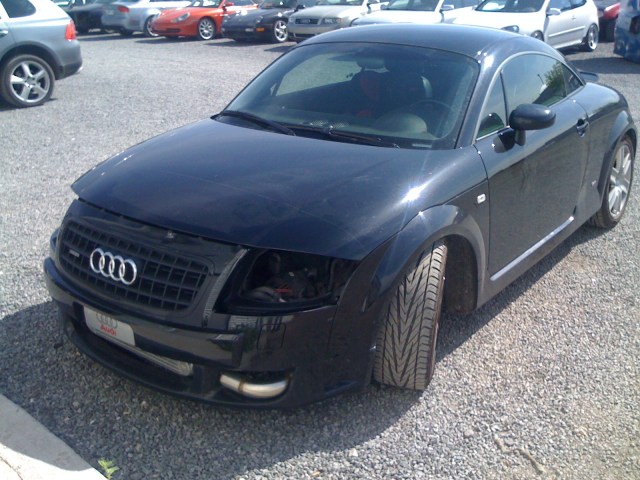 My Audi TT with no headlights at all