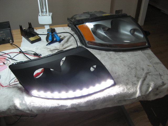 Audi TT LED (R8 LED Daytime Running Lights unlike POGEA RACING) | Audi ...