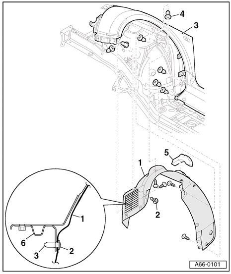 Audi TT Front Wheelhousing Liner