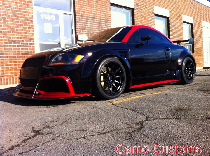 audi tt 8n mk1 custom wide body kit