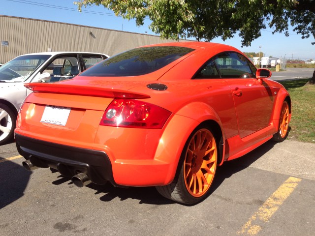 Audi TT paint