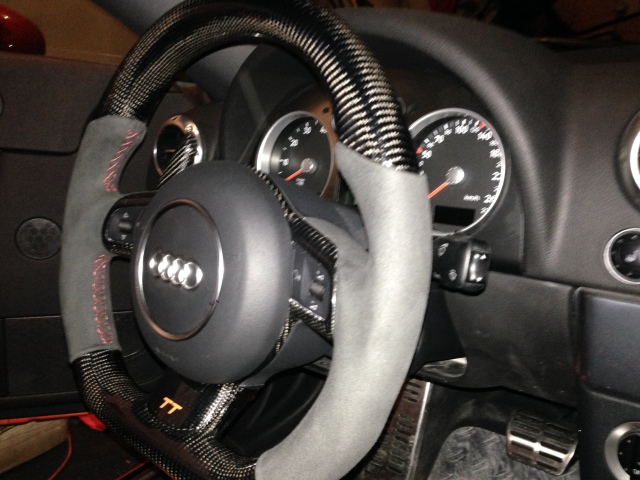 tuning - audi tt mk2 steering fitted on a mk1