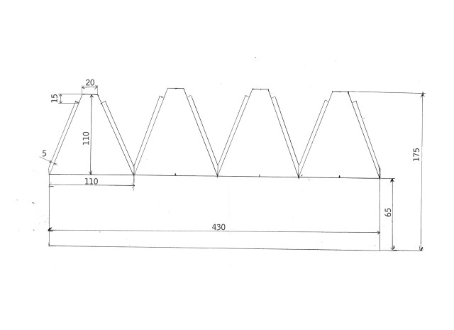 Schaltsack-Zuschnitt